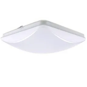 Square 11" LED Puff Flushmount, 4000K