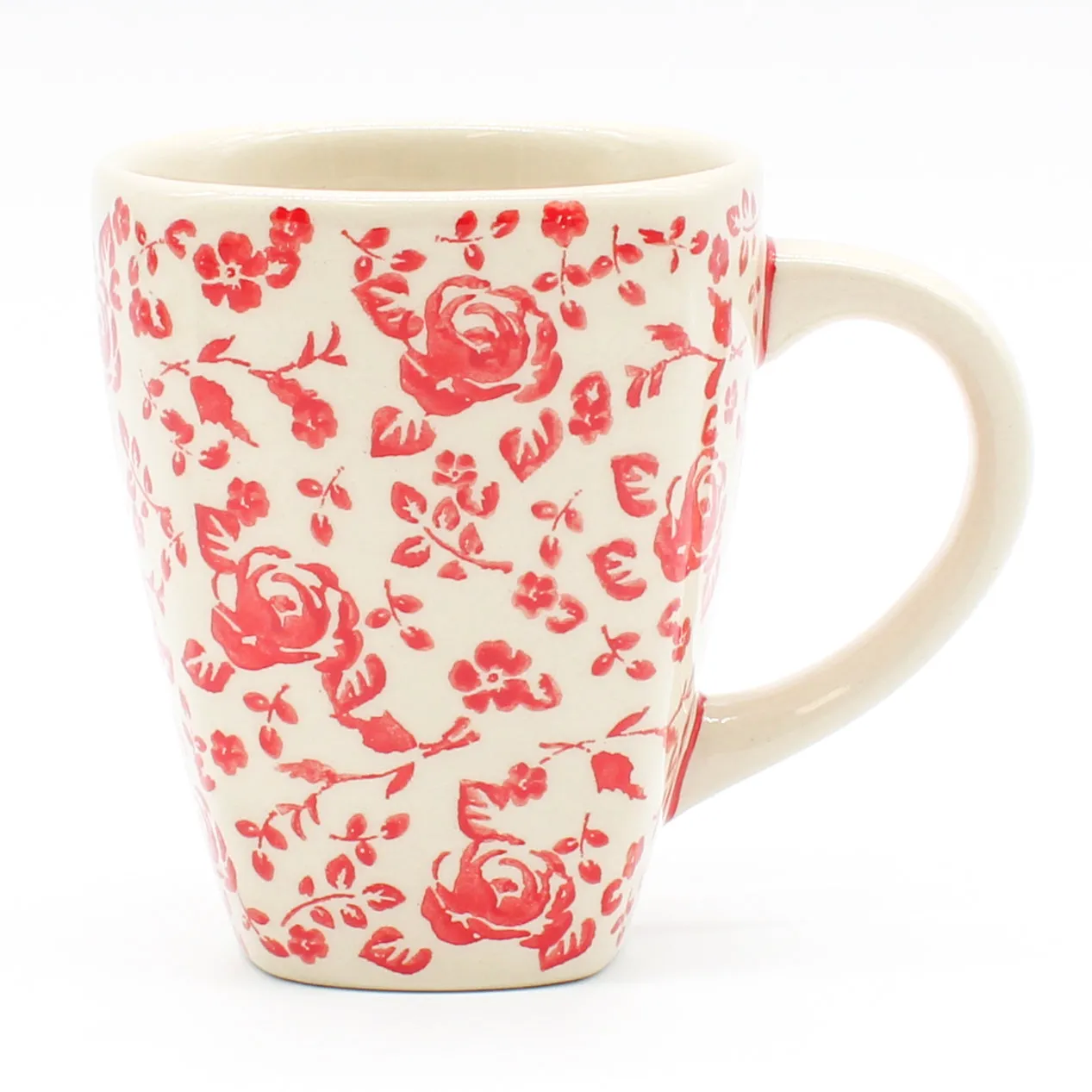 Square Cup 12 oz in Antique Red