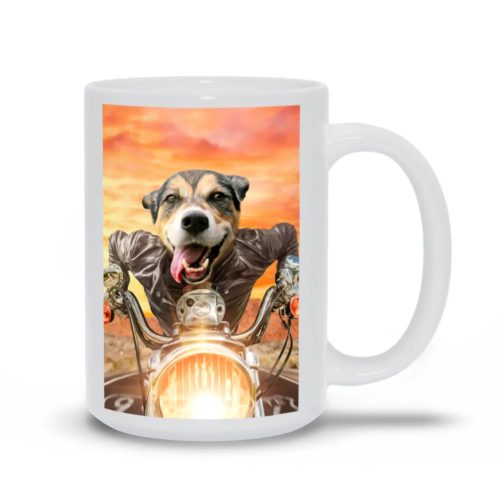 SQUEEZY RIDER CUSTOM PET PORTRAIT MUG