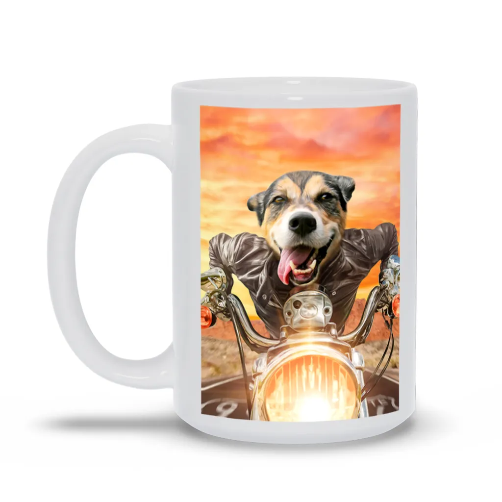 SQUEEZY RIDER CUSTOM PET PORTRAIT MUG