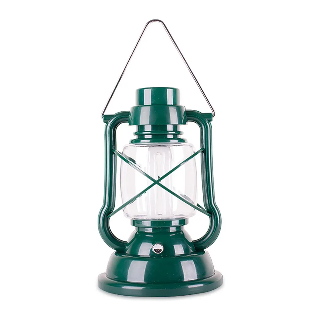 Stansport Hurricane Lantern - 8 in - Green - One Watt