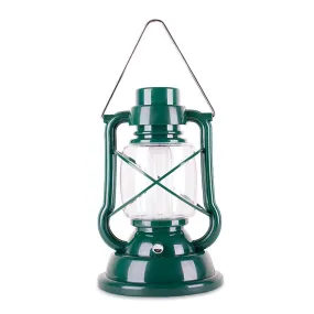 Stansport Hurricane Lantern - 8 in - Green - One Watt