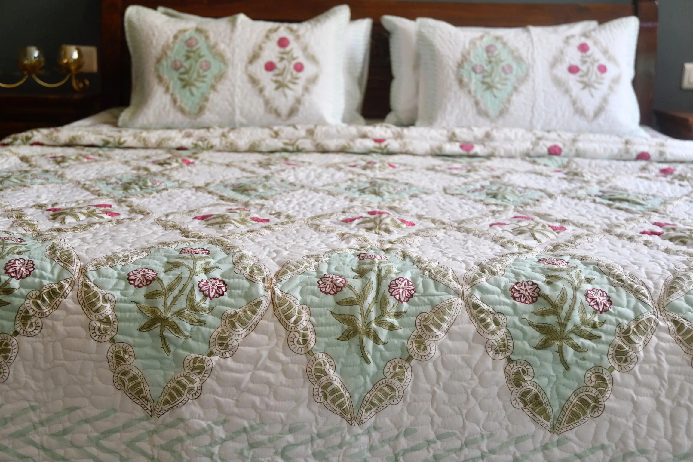 Sugandha Jaal bedding set - Jaipur's Best Hand Block Design