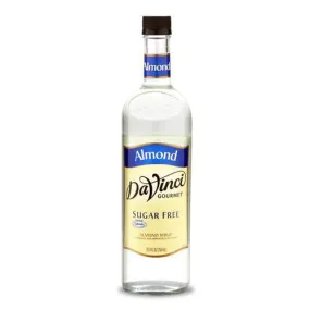 Sugar Free Almond DaVinci Syrup Bottle - 750mL