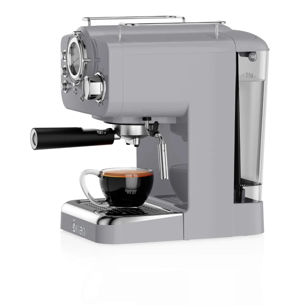 Swan Pump Espresso Coffee Machine  - Light Grey