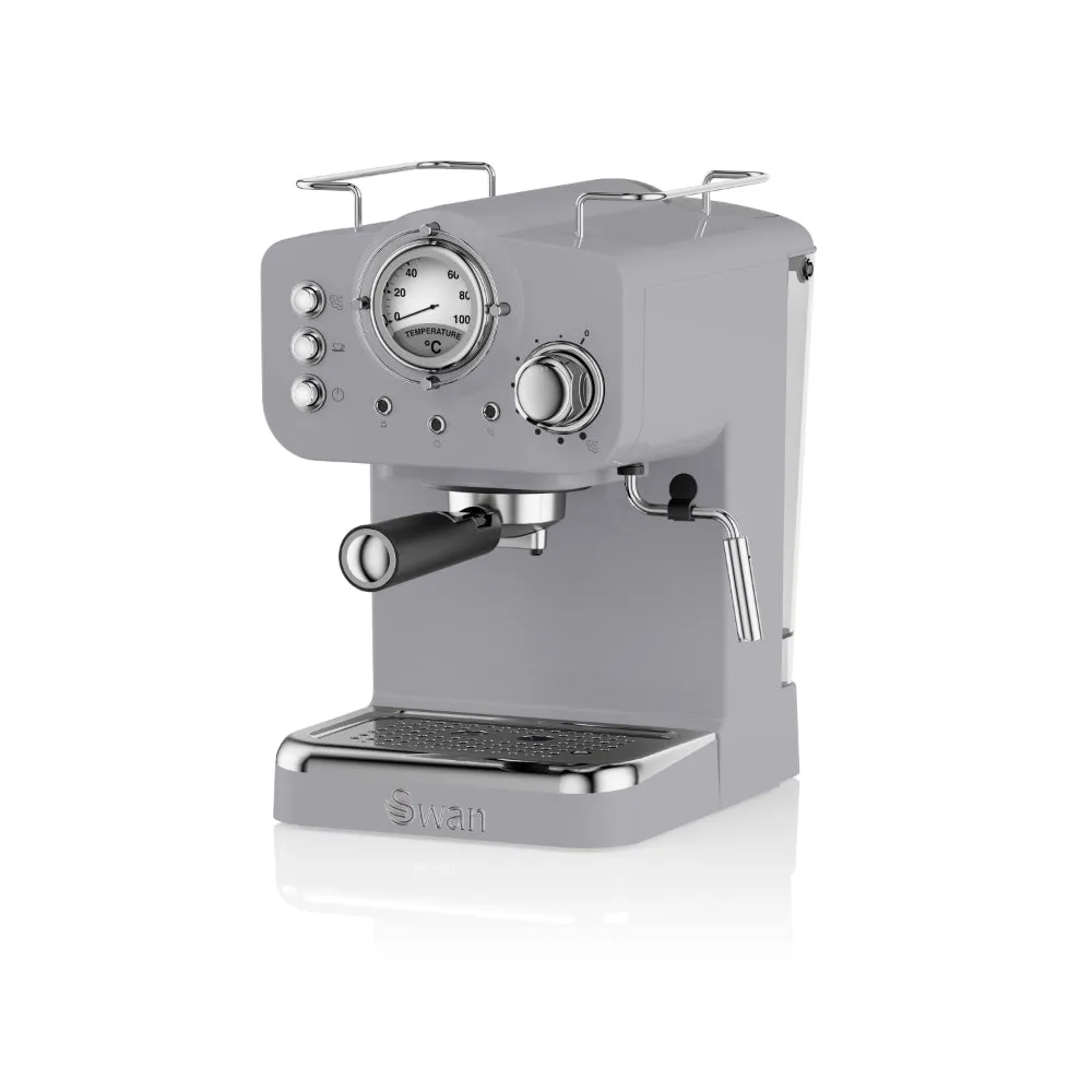 Swan Pump Espresso Coffee Machine  - Light Grey