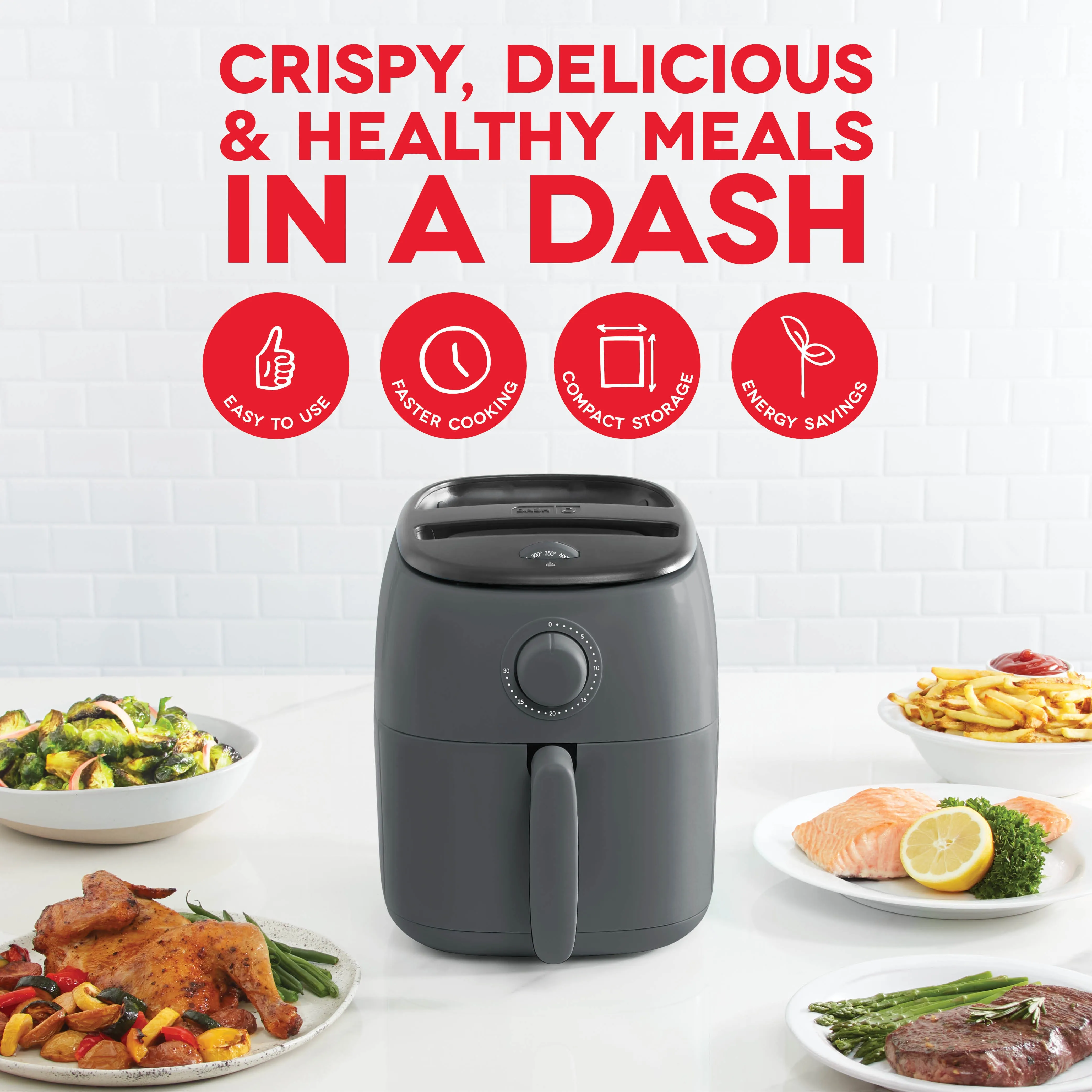 Tasti-Crisp™ Air Fryer 2.6Qt.