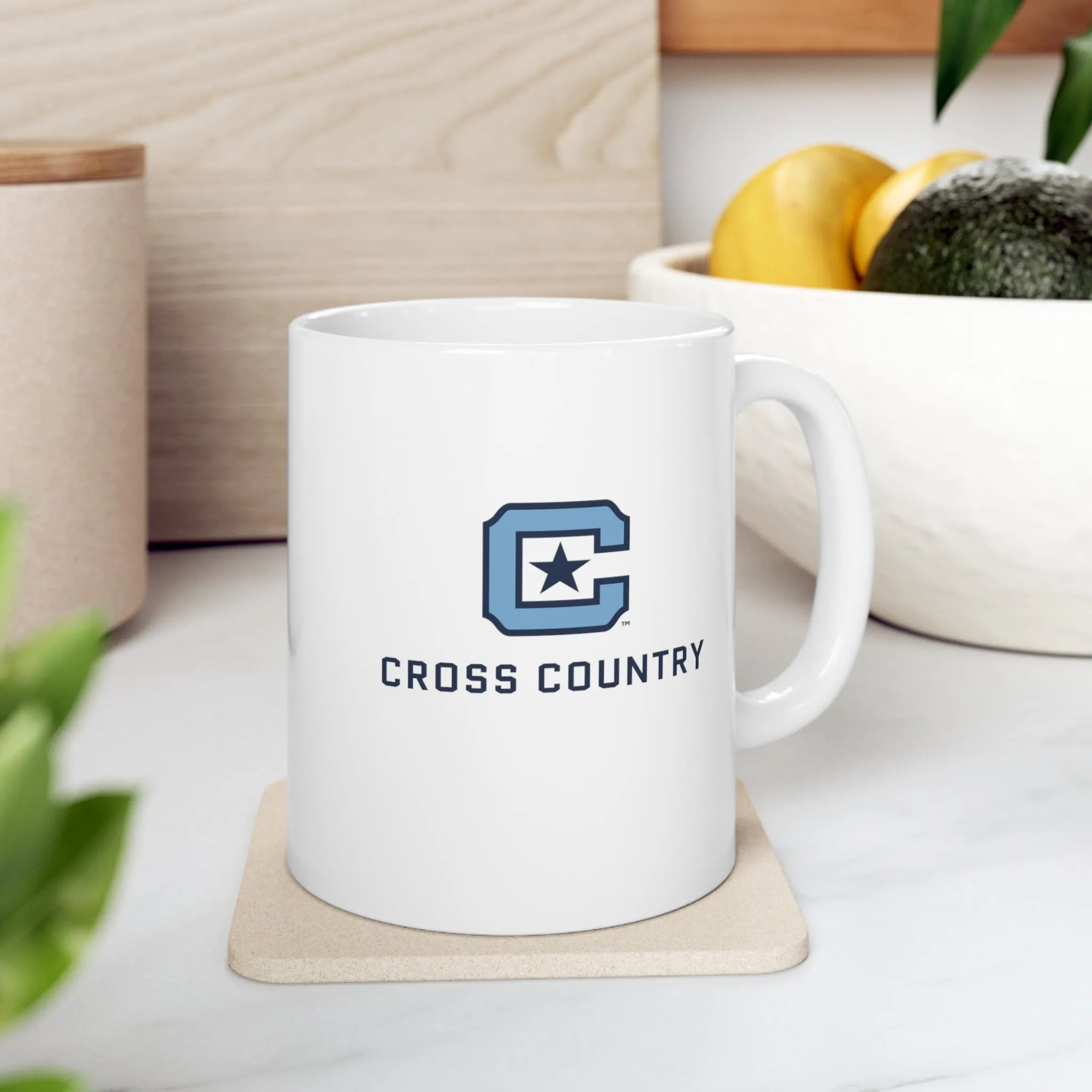 The Citadel Block C Logo, Sports Cross Country, Ceramic Mug 11oz