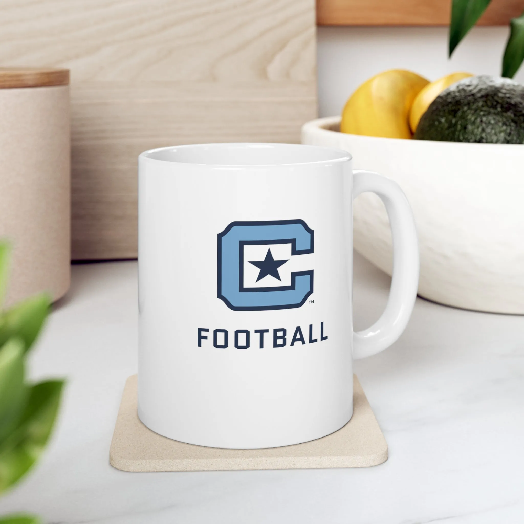 The Citadel Block C Logo, Sports Football, Ceramic Mug 11oz