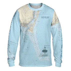 The Frying Pan Tower Explorer Long Sleeve Performance Tee