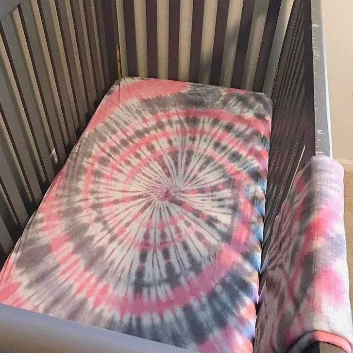 Tie Dye Crib Bedding