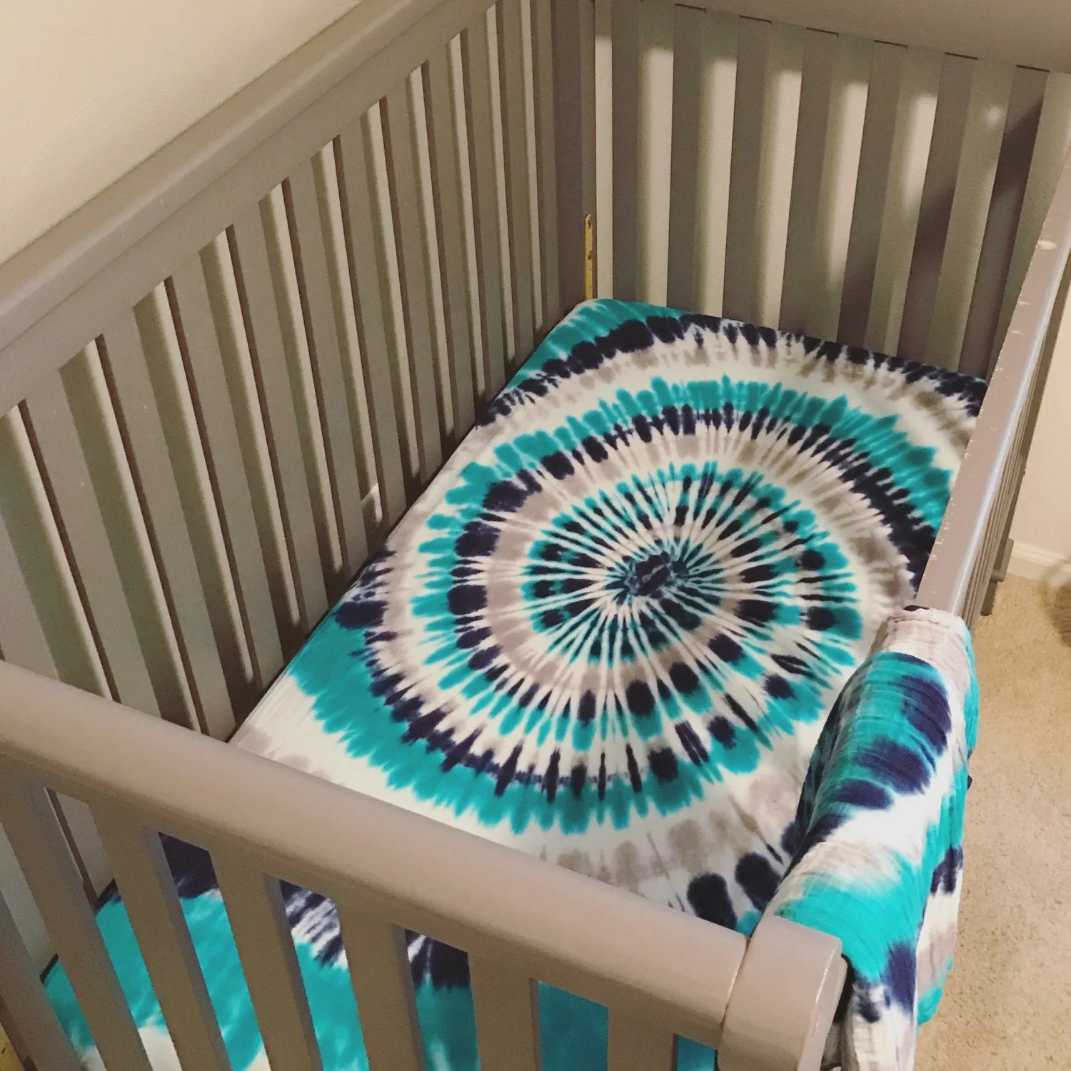 Tie Dye Crib Bedding