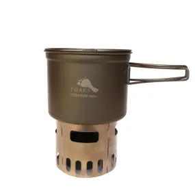 Toaks Ultralight Titanium Stove & 900ml Pot Set