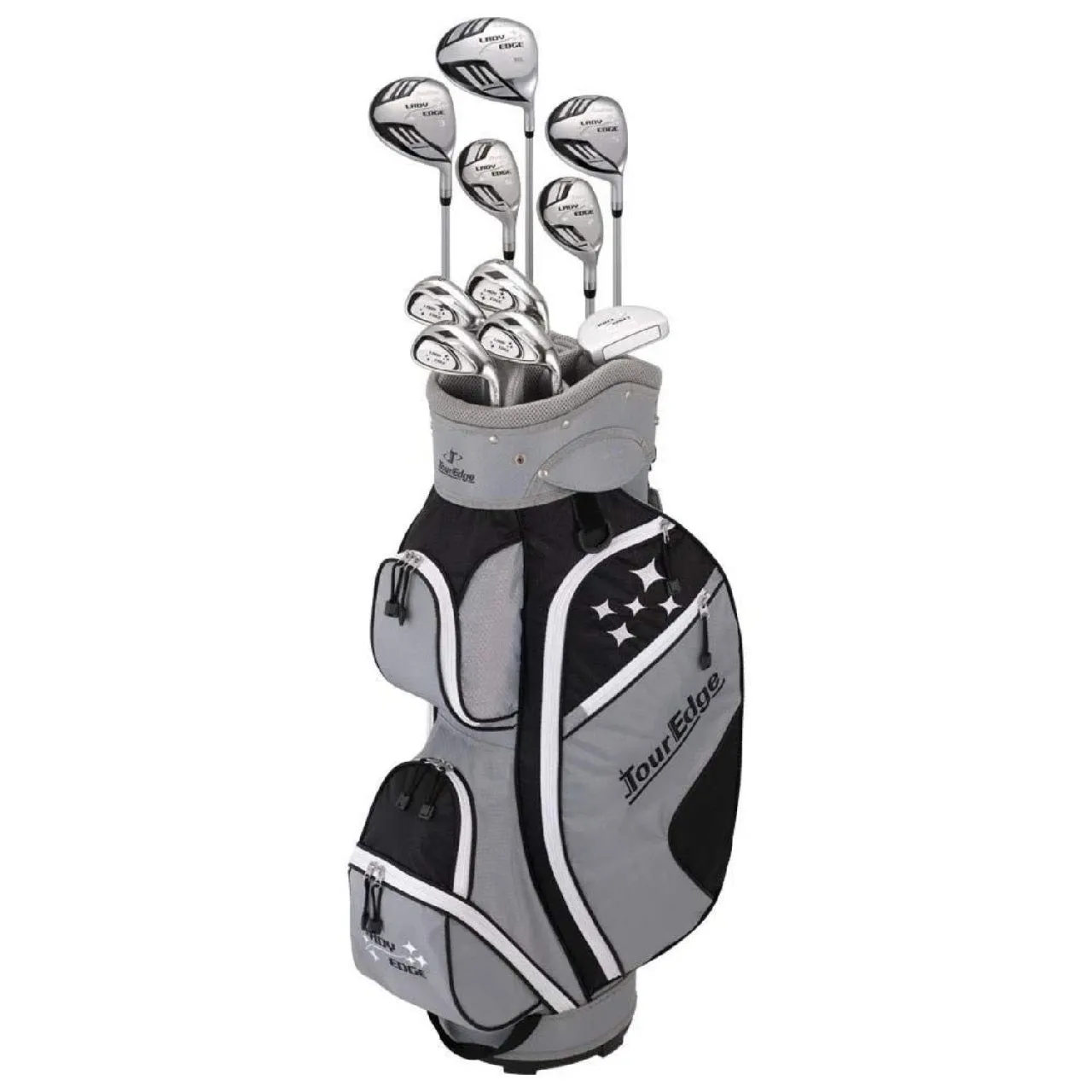 Tour Edge Lady Edge Petite Complete Set Women's Right Hand - Black