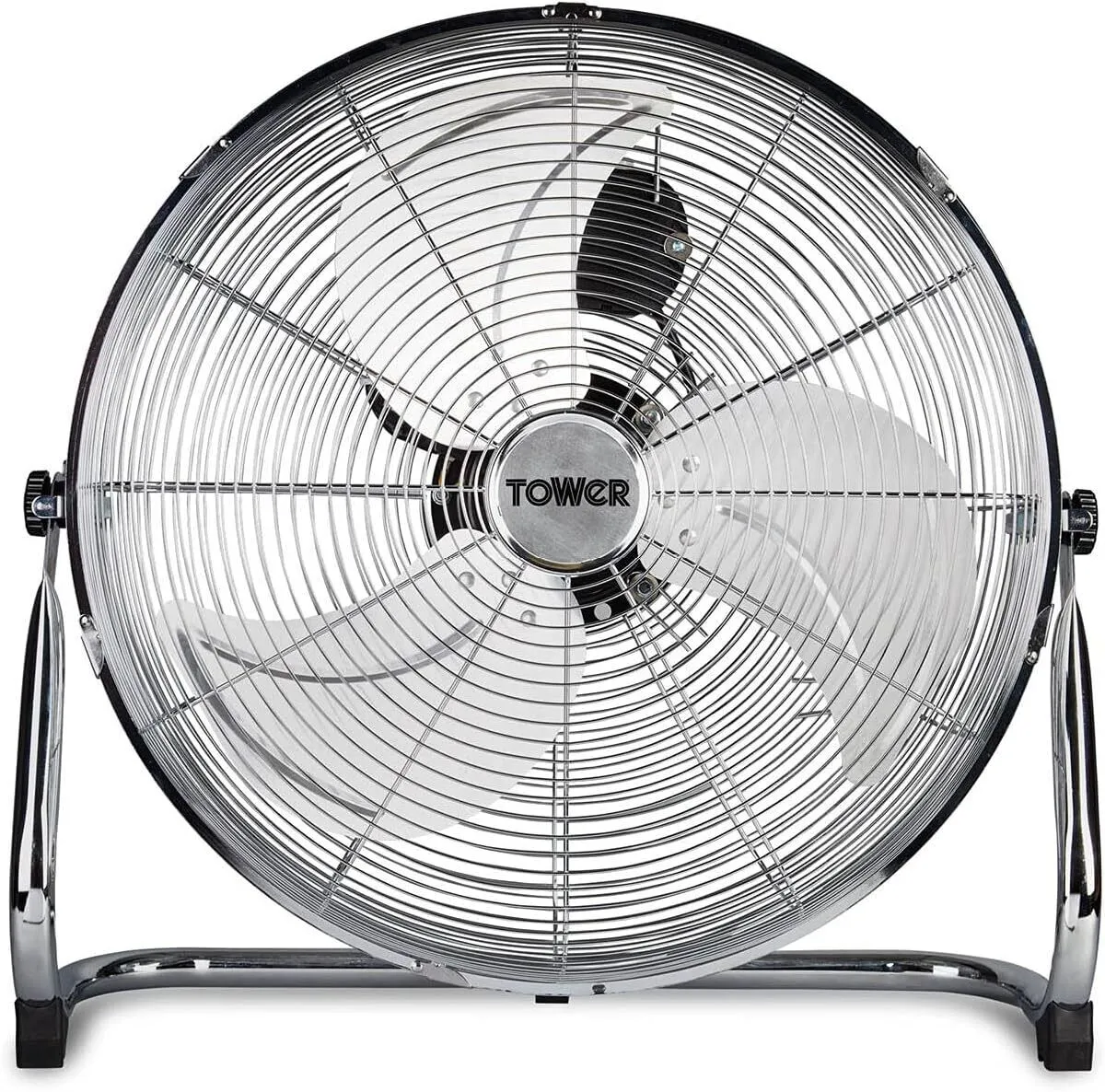 Tower Velocity Floor Fan 18"  - Chrome