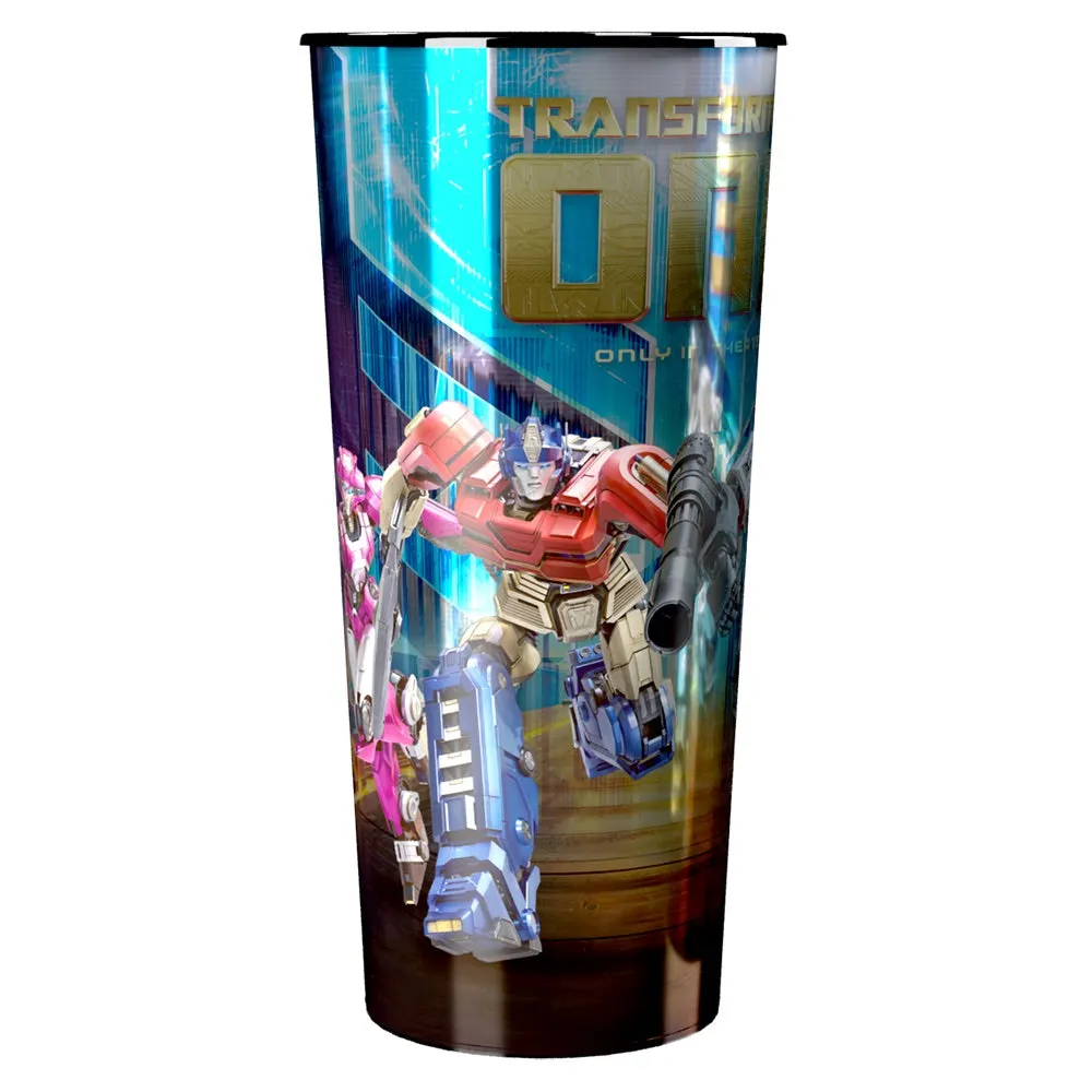 Transformers One: 44 oz. Foil Cup & Optimus Prime Helmet Lid Set - Limited Edition Exclusive