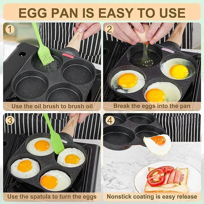 Ultimate Nonstick Egg Frying Pan for Gas Stove - Versatile Skillet for Perfect Breakfasts on All Cooktops