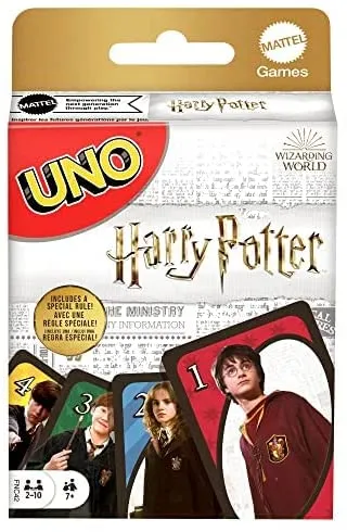 UNO Harry Potter Themed Card Game for 2-10 Players Ages 7Y  Random Style Pick