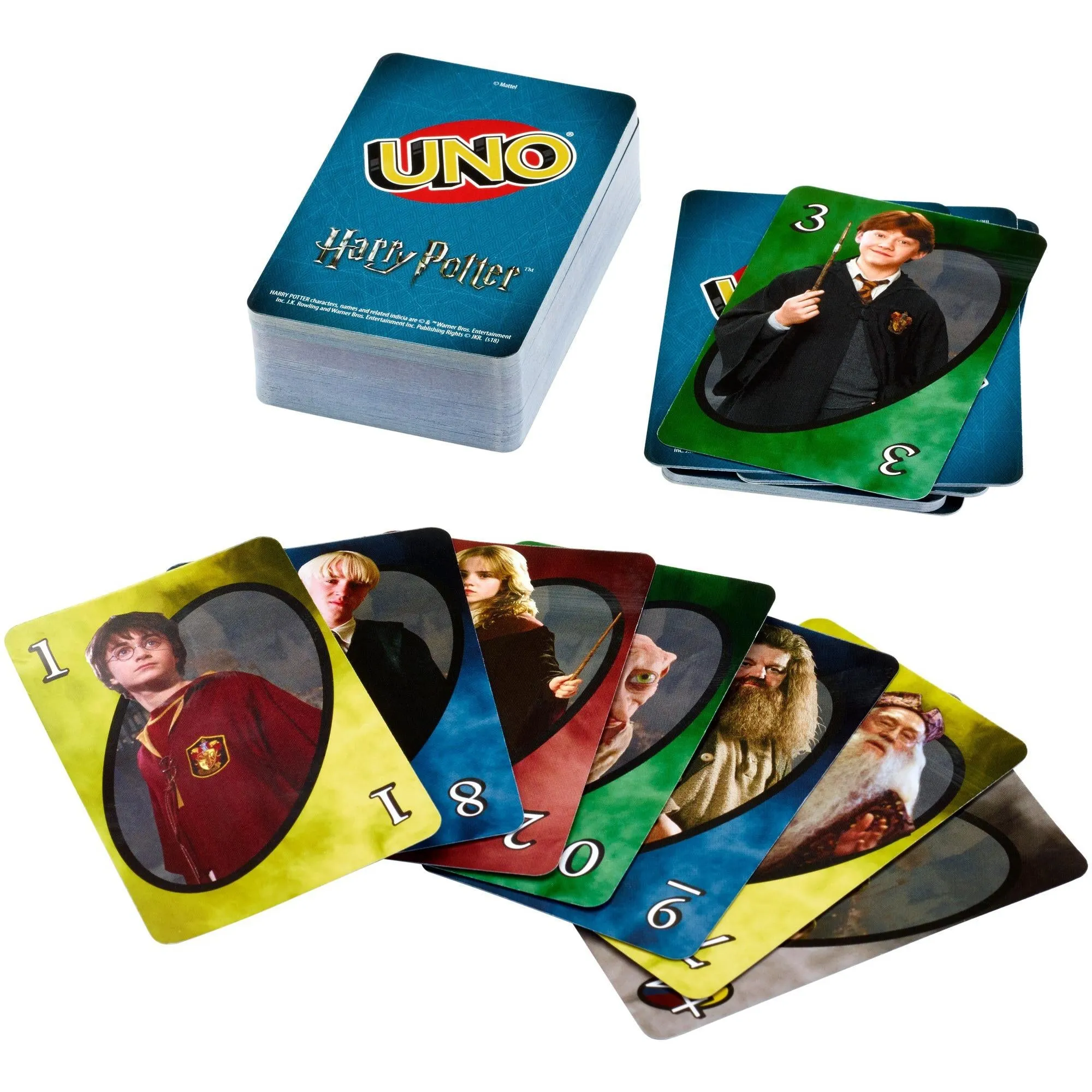 UNO Harry Potter Themed Card Game for 2-10 Players Ages 7Y  Random Style Pick