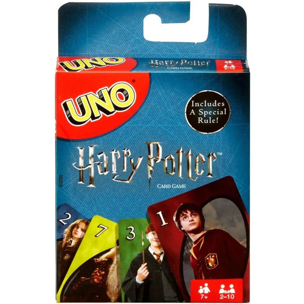 UNO Harry Potter Themed Card Game for 2-10 Players Ages 7Y  Random Style Pick