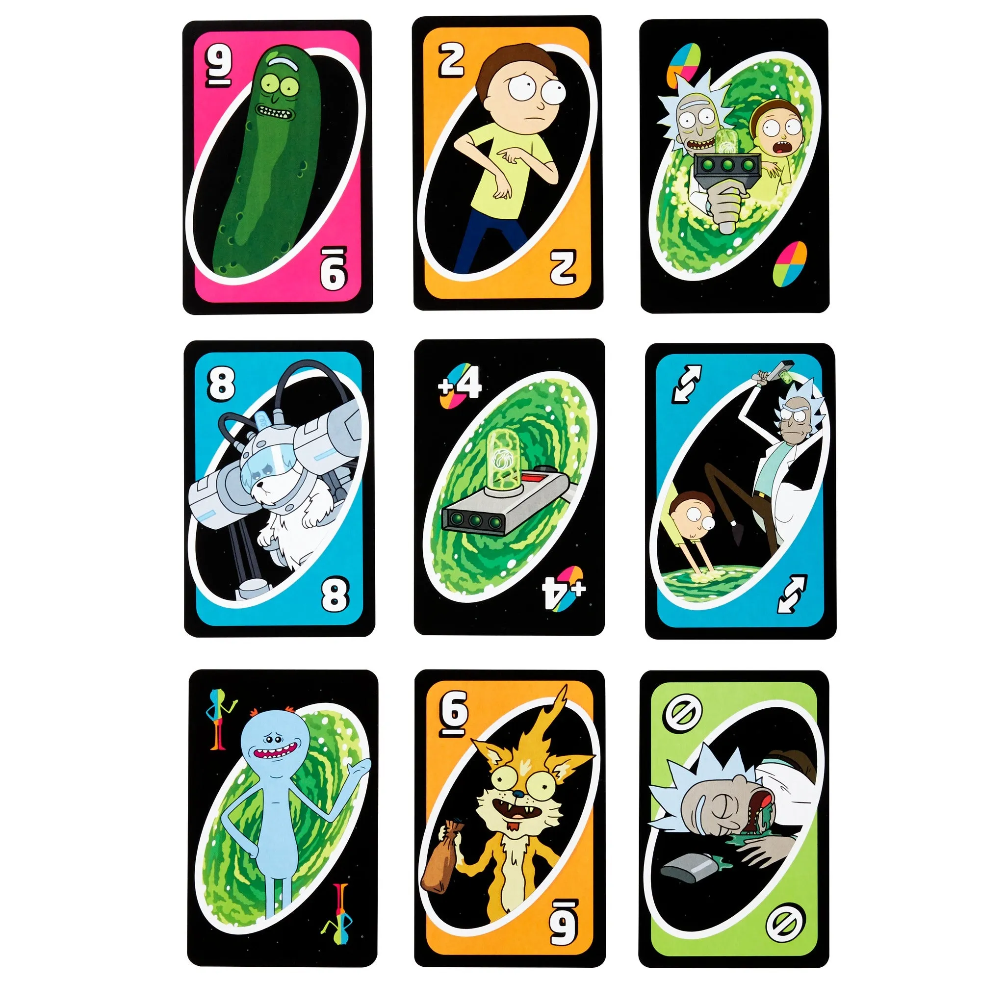 UNO Rick and Morty Card Game for Teens and Adults 13 Years Old and Up