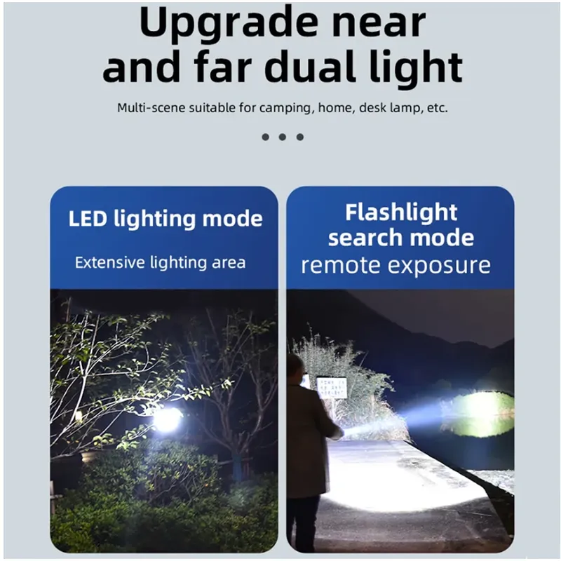 Usb Solar Led Lantern Torch Lamp- Db-238