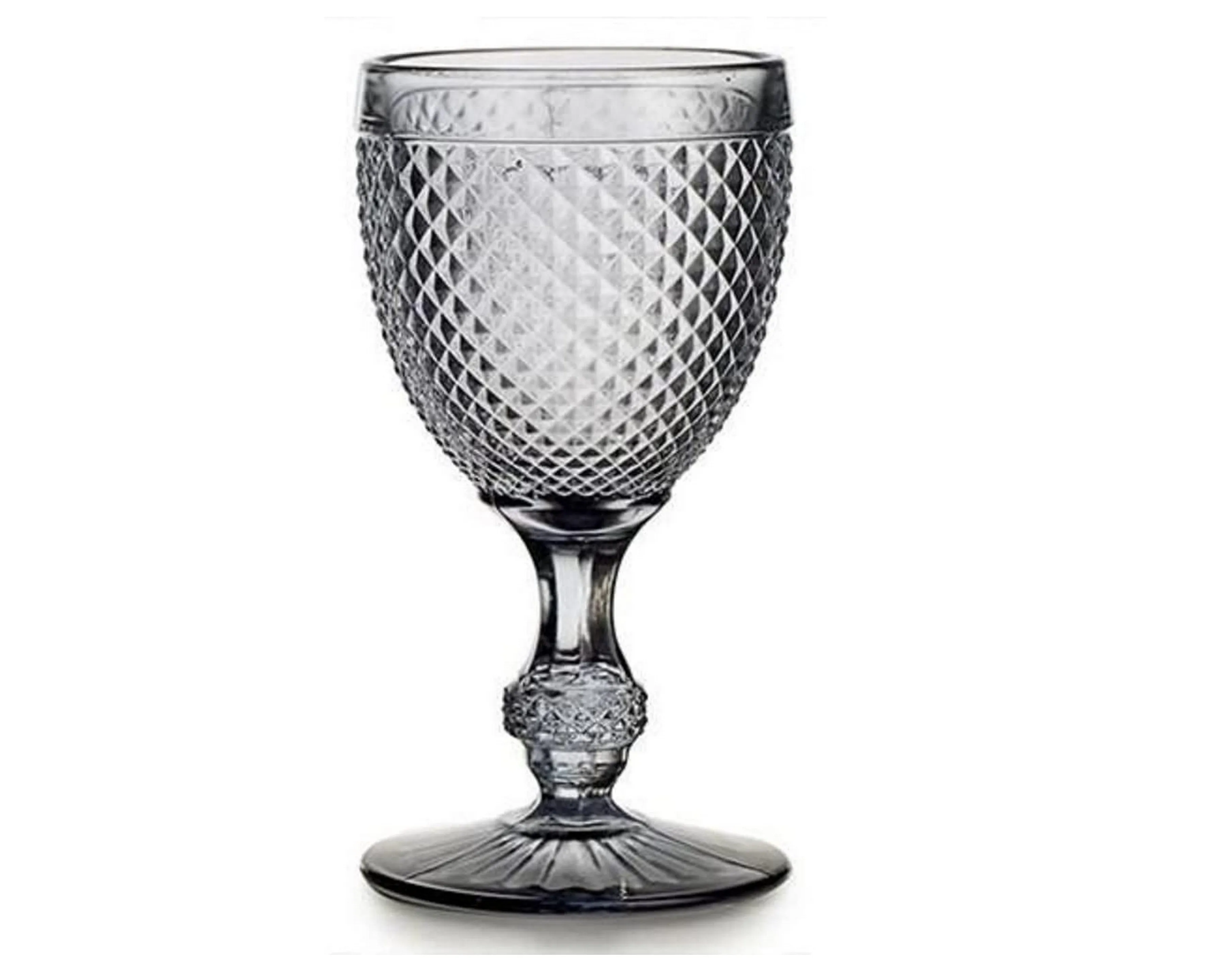 Vista Alegre Set Of 4 Water Goblets Grey - Bicos