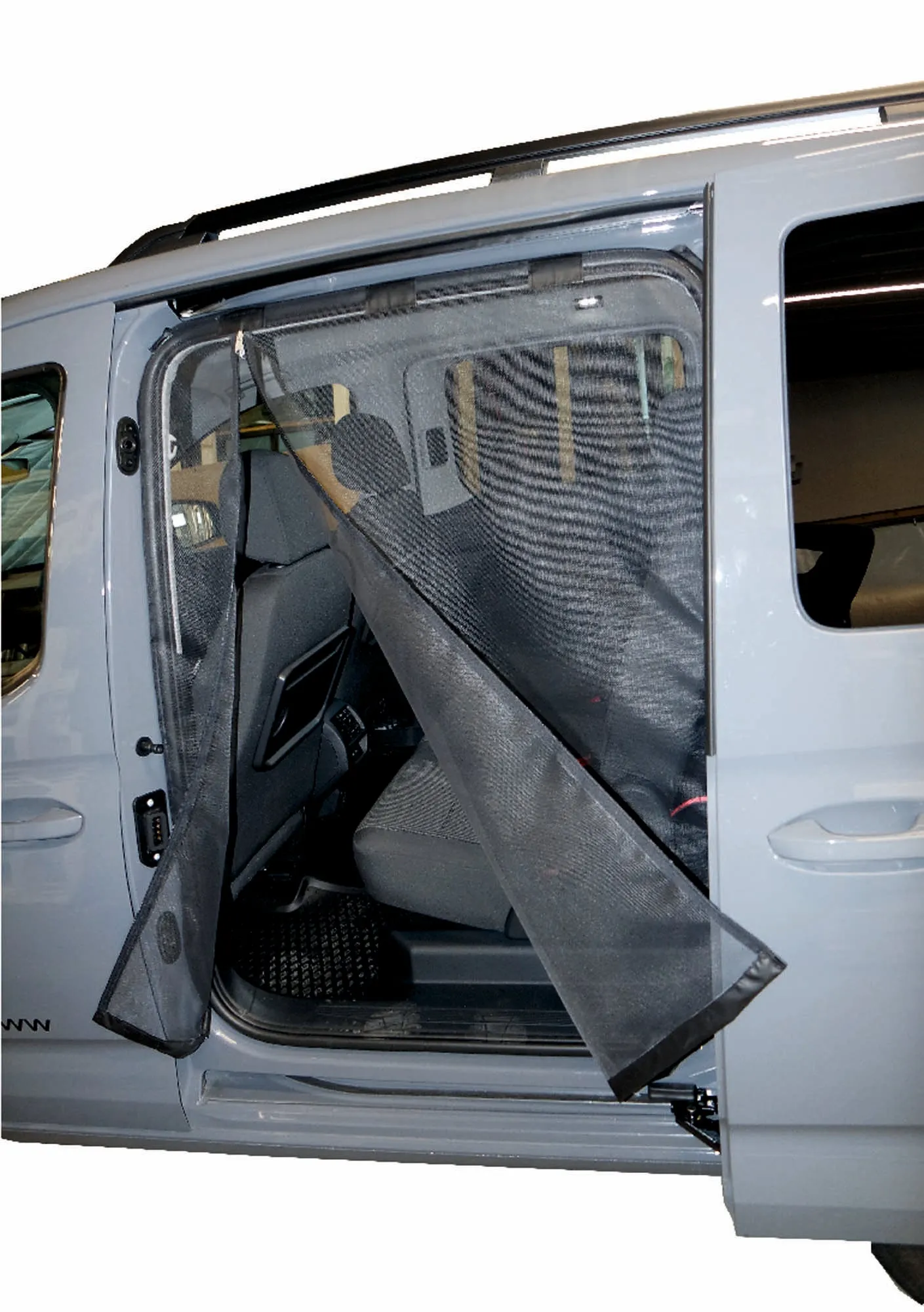 VW Caddy 5 California / Maxi Fine Mesh Mosquito Nets - Left Sliding Door