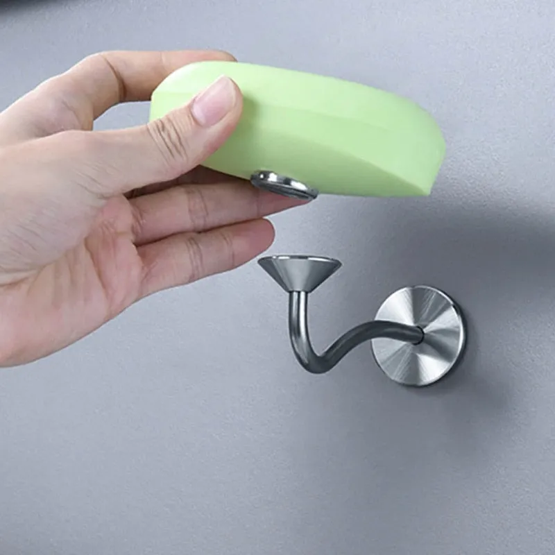 Wall-Mounted  Magnetic Soap Holder Rack