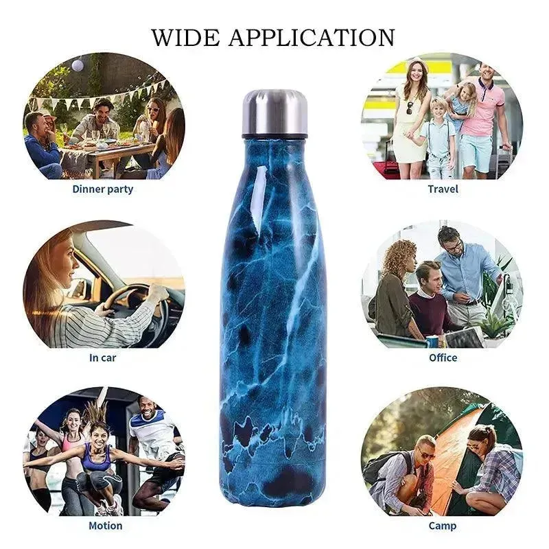 Wave Cola Metal Water Bottle (500 ml)