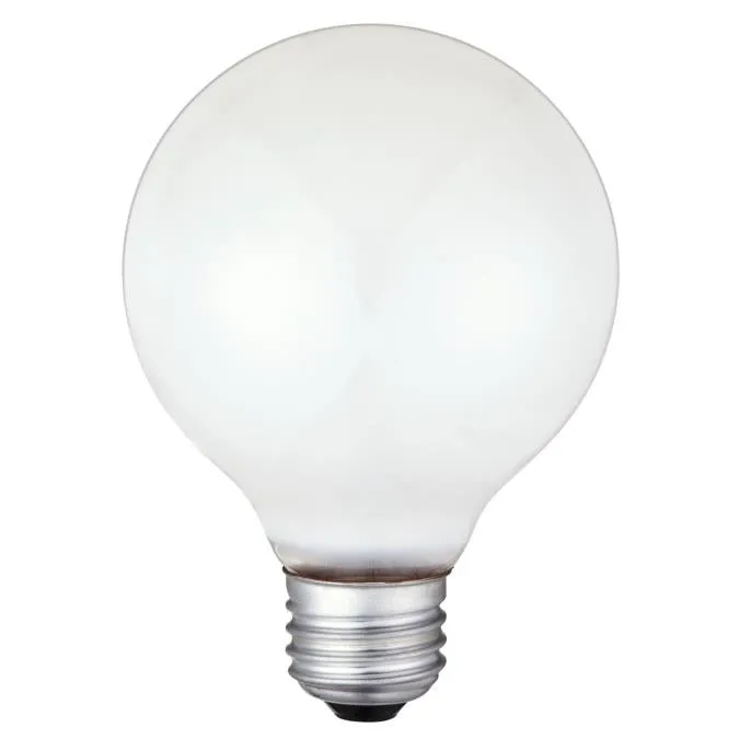 Westinghouse 0510300 40 Watt Incandescent G25 Globe - 2700 Kelvin - Warm White - 290 Lumens - E26-Medium Base - 130 Volt - Box - 2-Pack