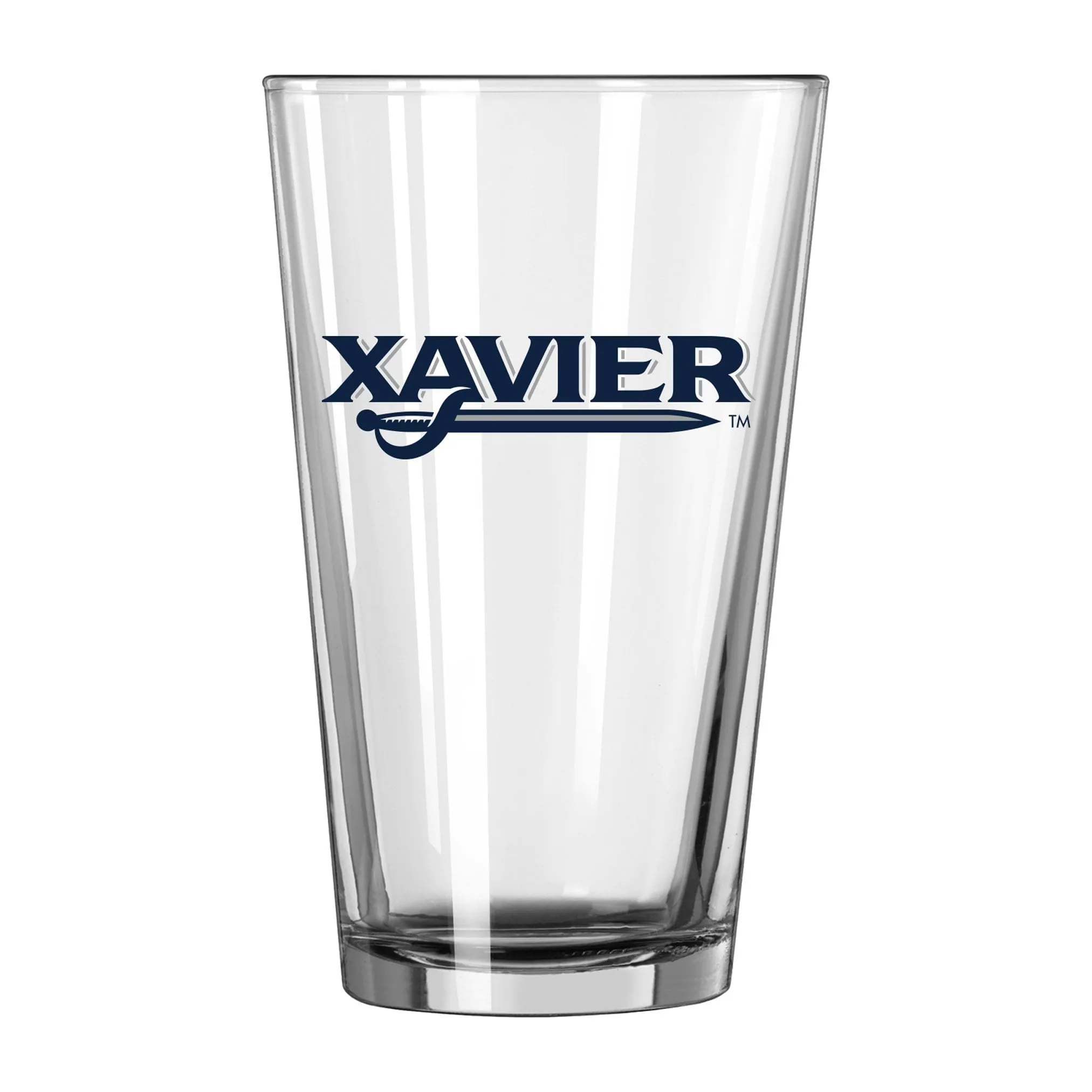 Xavier Musketeers NCAA Boelter Brands Clear Pint Glass (16oz)