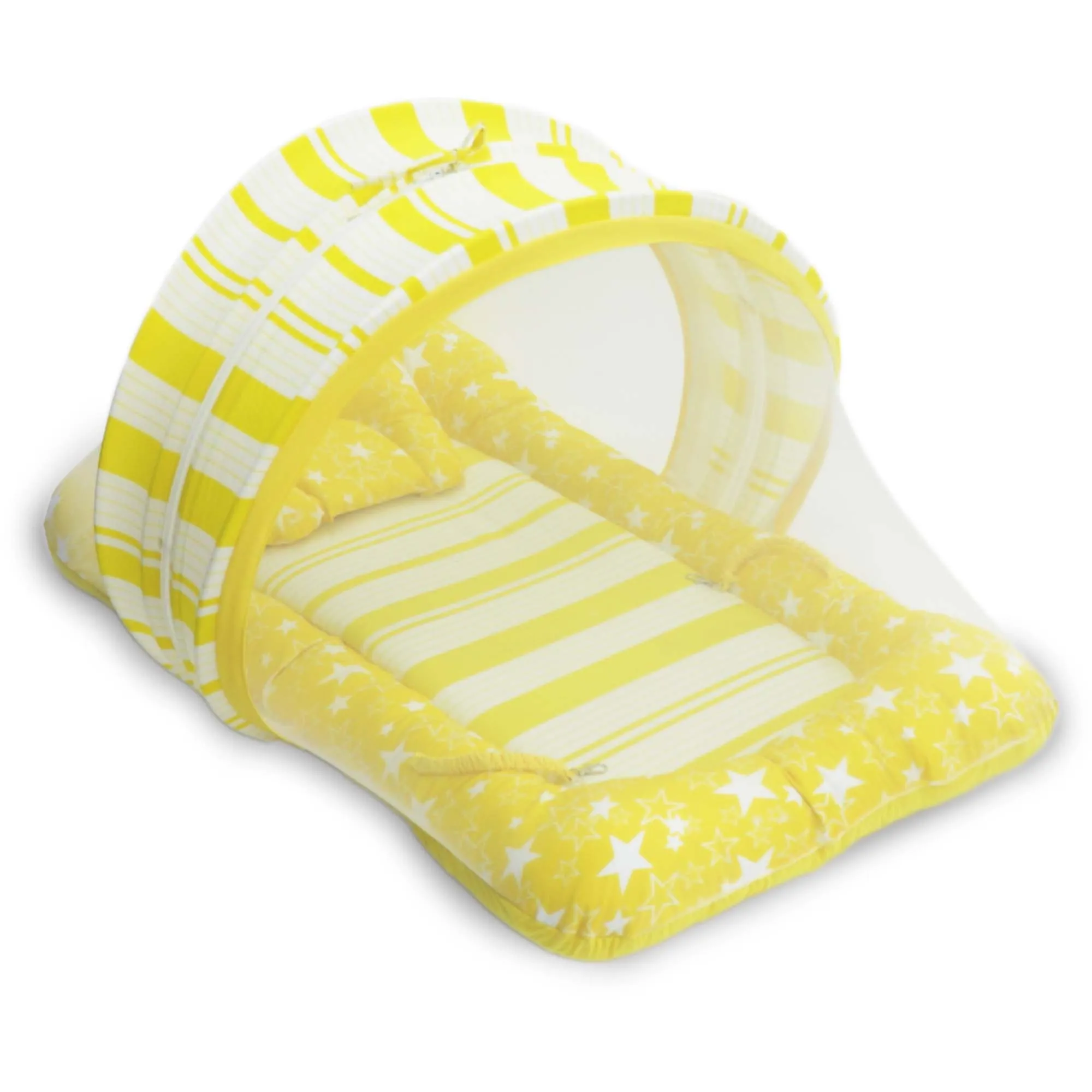 Yellow Magix -  Kradyl Kroft Bassinet Style Mosquito Net Bedding for Infants