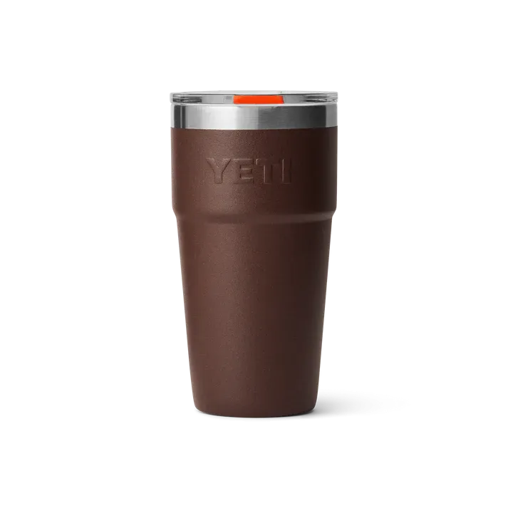 YETI Rambler 20 OZ (591ml) Stackable Cup With Magslider Lid - Wetlands Brown