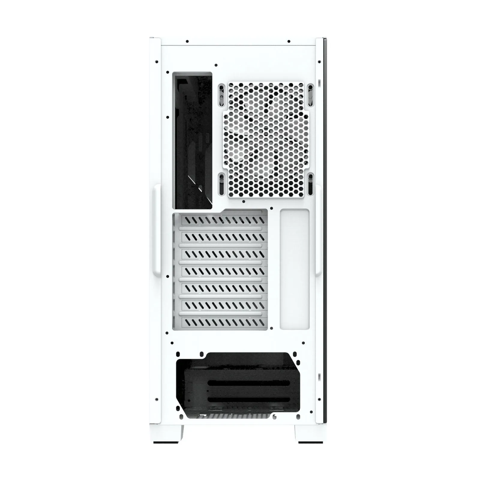 Zalman Z3 Iceberg ATX Mid-Tower Gaming PC Case w/ 2 x ARGB Fans - White