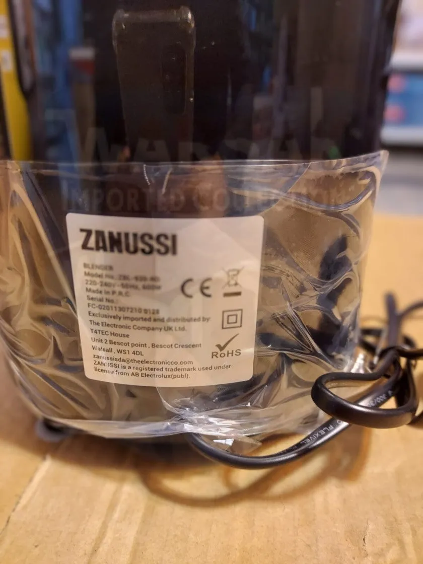 Zanussi ZBL-920RD Food Blender 600W