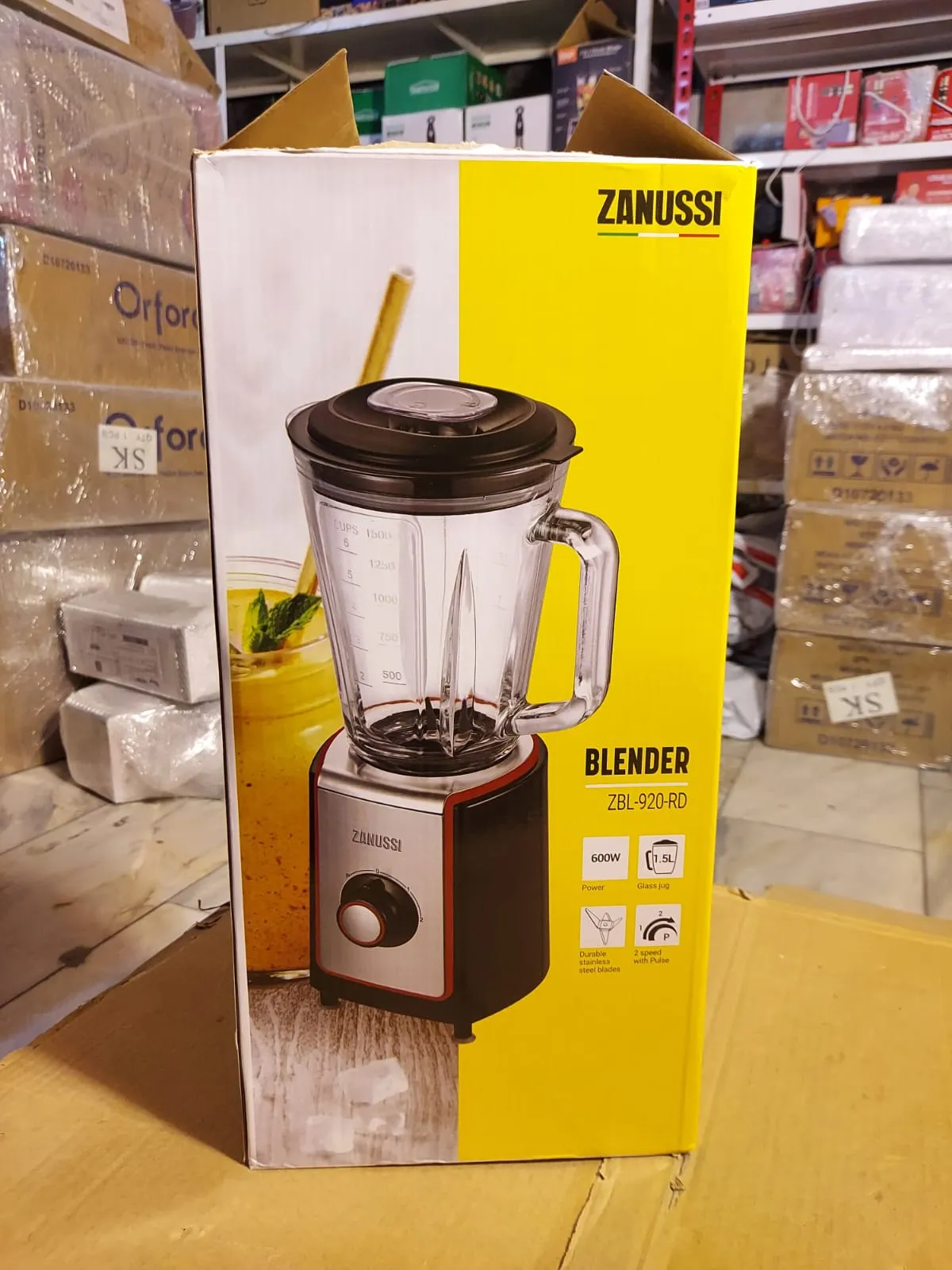 Zanussi ZBL-920RD Food Blender 600W