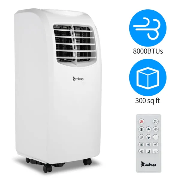 ZOKOP 8000BTU YPO2-09C 115V Overhead Portable Refrigeration Air Conditioner Cooling Fan