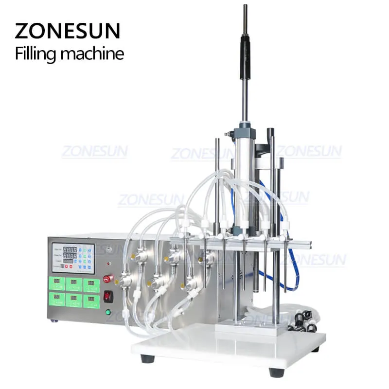 ZS-MP5500D Semi-automatic Eye Dropper Juice Perfume Liquid Bottle Filling Machine